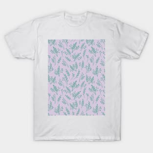 Сute pattern with herbs and flowers T-Shirt